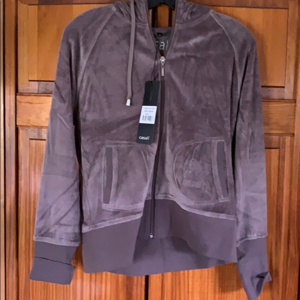 Casall Grey Shadow Hoodie Size L NWT